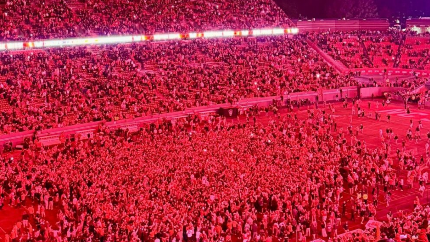 NC State defeats Georgia Tech and fans storm the field