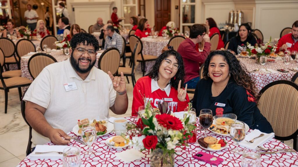 celebrating at Volunteer Appreciation Lunch