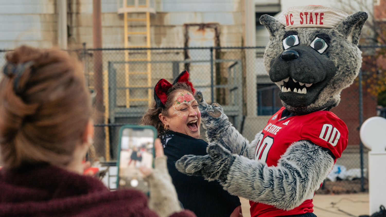 Rachel Robichaux and Mr. Wuf at HowlFest